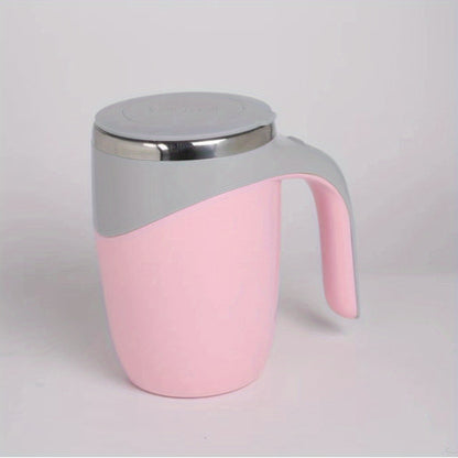 12.85 oz Stainless Steel Self-Stirring Coffee Mug