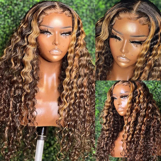 13x6 Water Wave Lace Front Human Hair Wigs