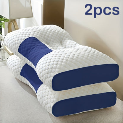 Buy 1 Get 1 Free, 2 Soft Woven Neck Massage Couple Pillows