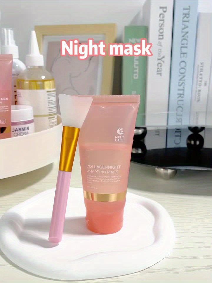 Collagen Night Wrap Mask with Jelly Brush