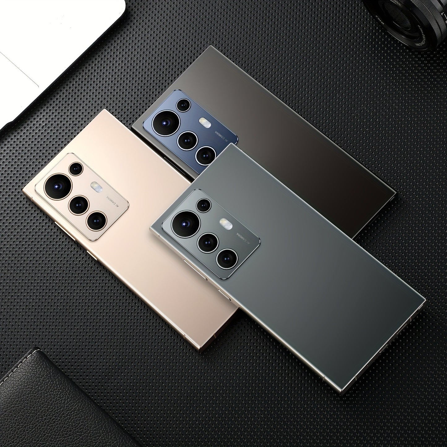 S25 Ultra 2025 Android 14 smartphone with Smart Unlocking w/protective case