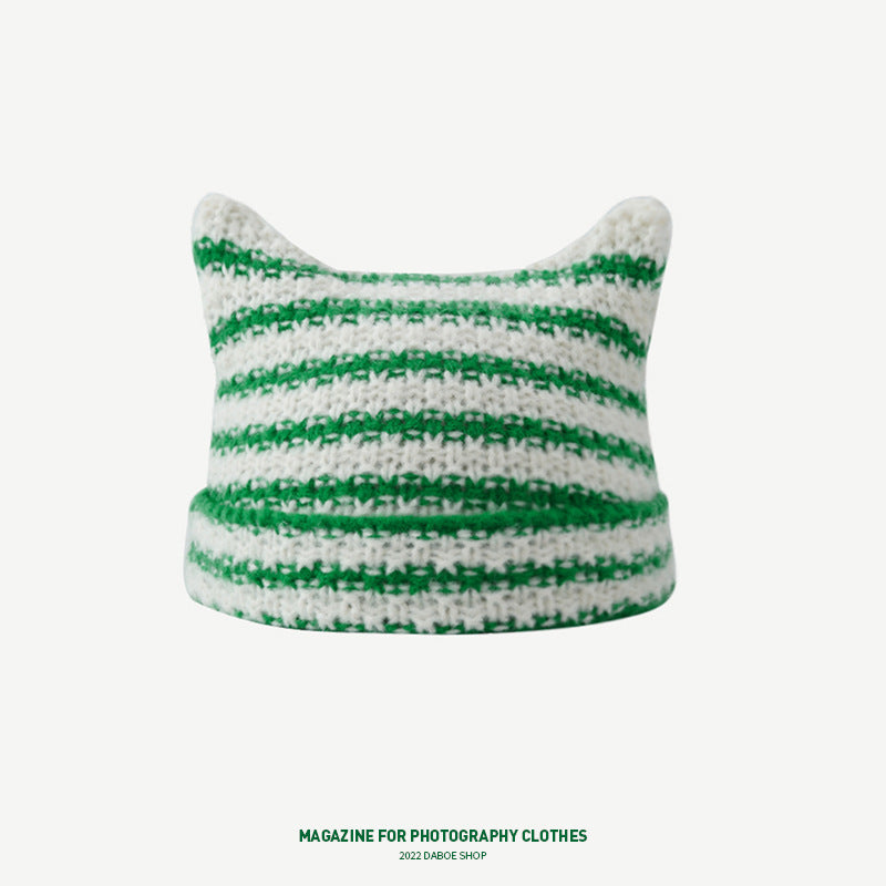 Sweet and Cute Thermal Knitted Cap