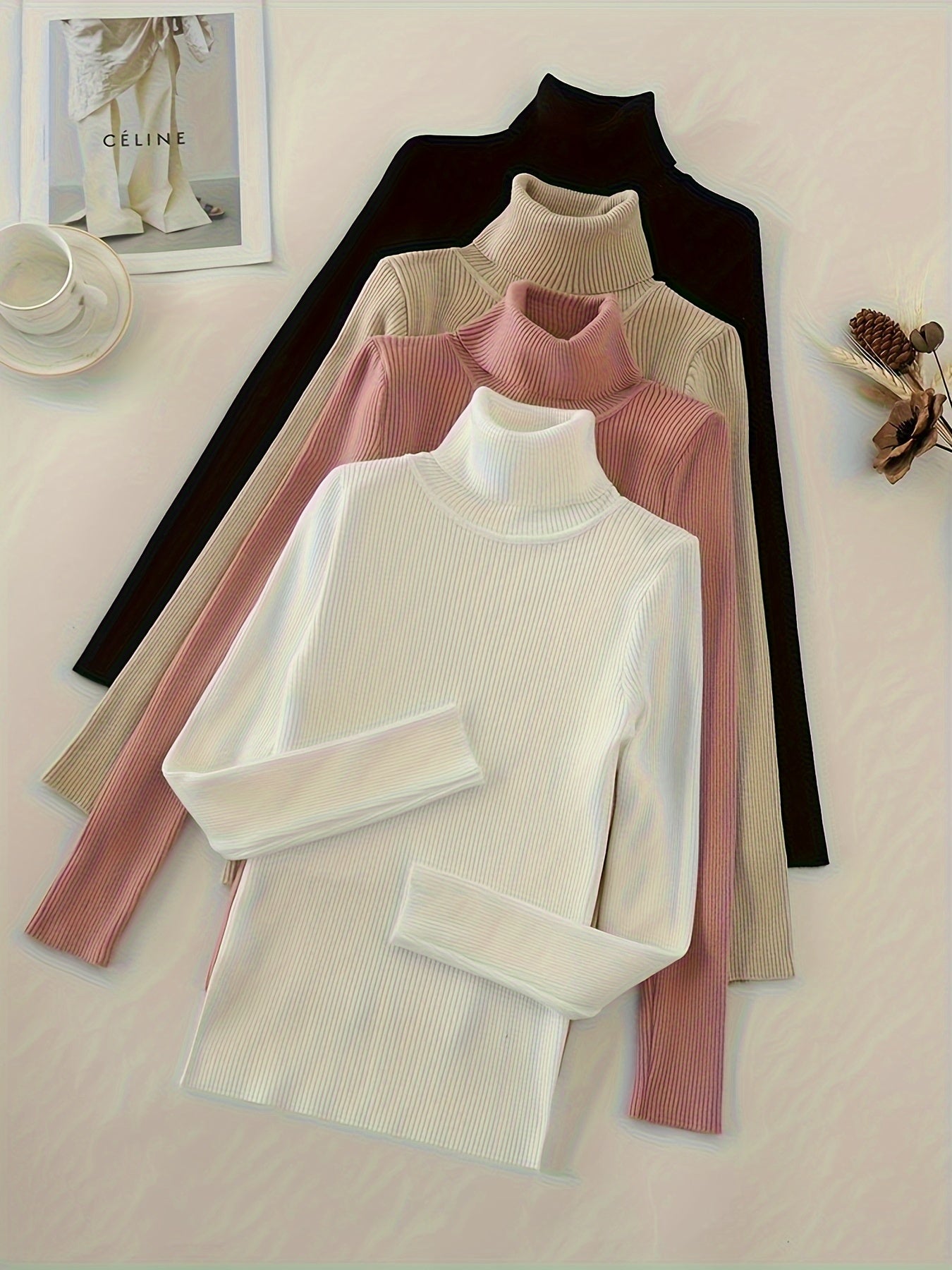 Women's Hoodie High Collar Combination