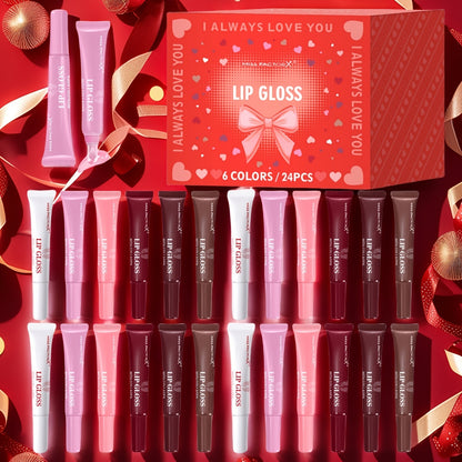 24pcs SOYRAIE HYMEYS Lip Gloss Set