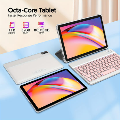 2025 Android 14 10-Inch Tablet with 8GB RAM