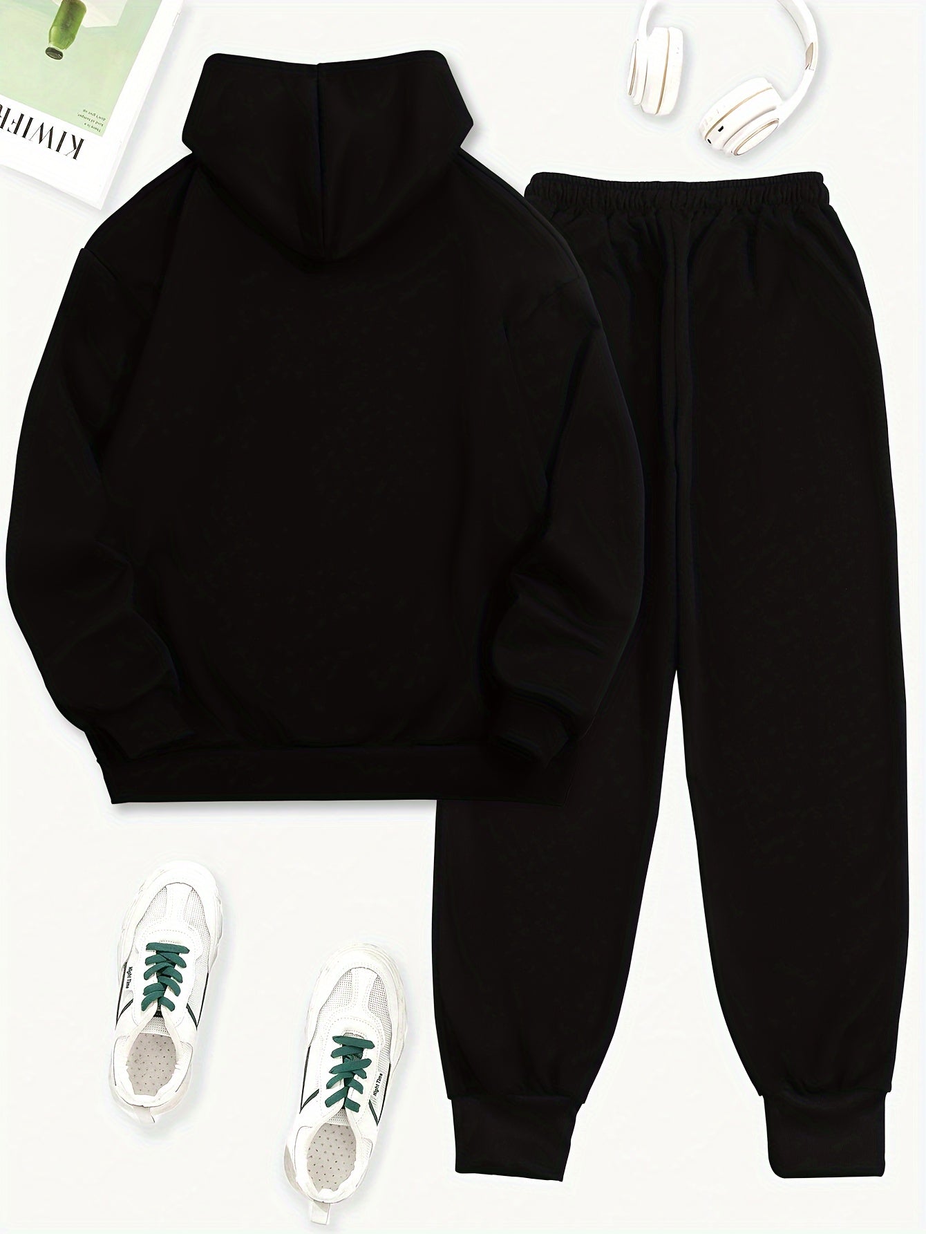 Women's 2pcs Los Angeles USA Printed Hoodie and Sweatpants Set