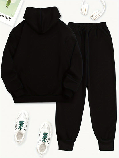 Women's 2pcs Los Angeles USA Printed Hoodie and Sweatpants Set