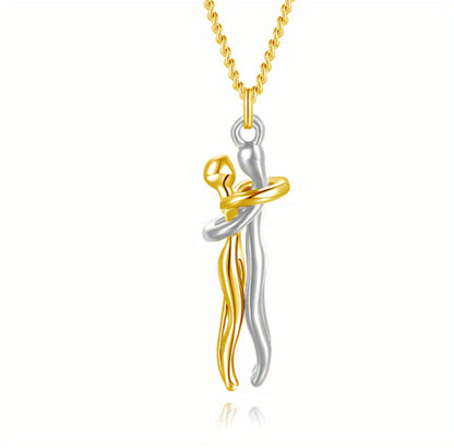 Couple Love Hug Unisex Necklace
