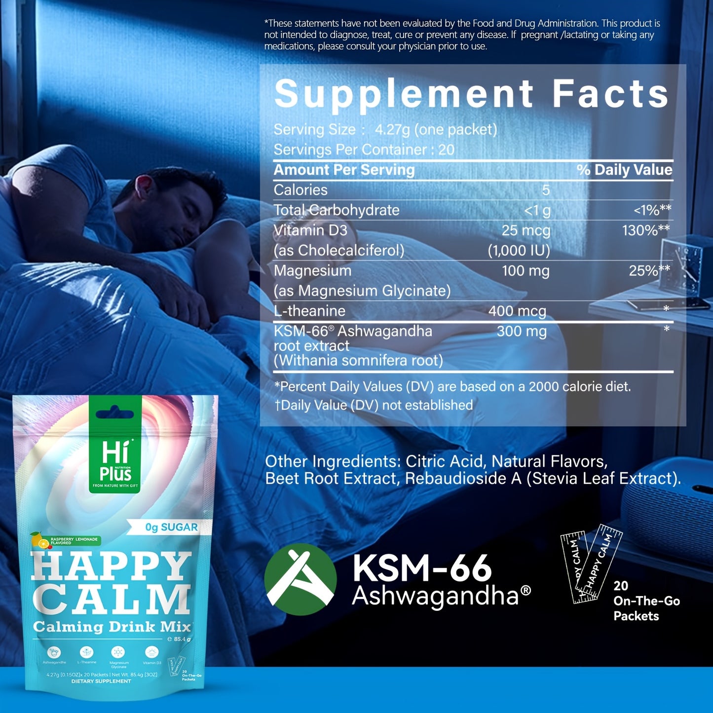 HiPlus Calm Super Powdered Drink Mix