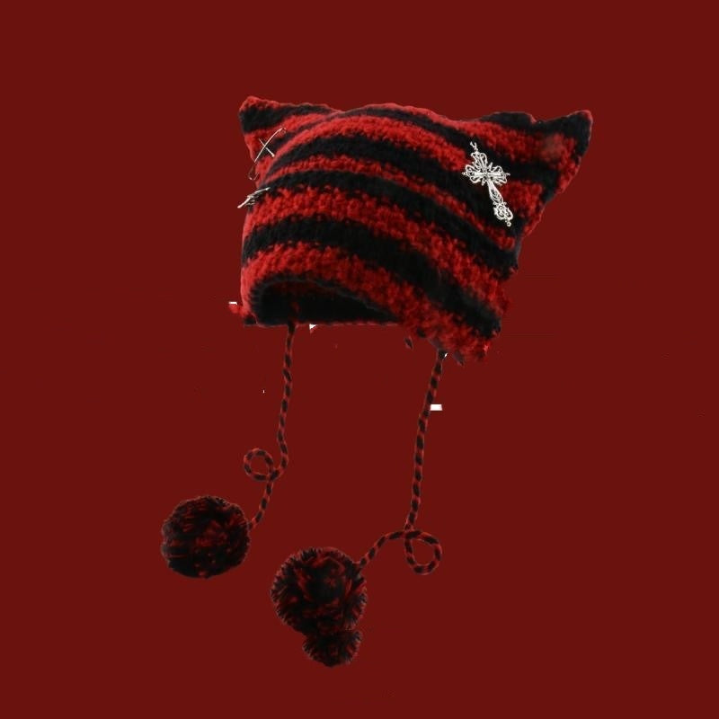 Sweet and Cute Thermal Knitted Cap