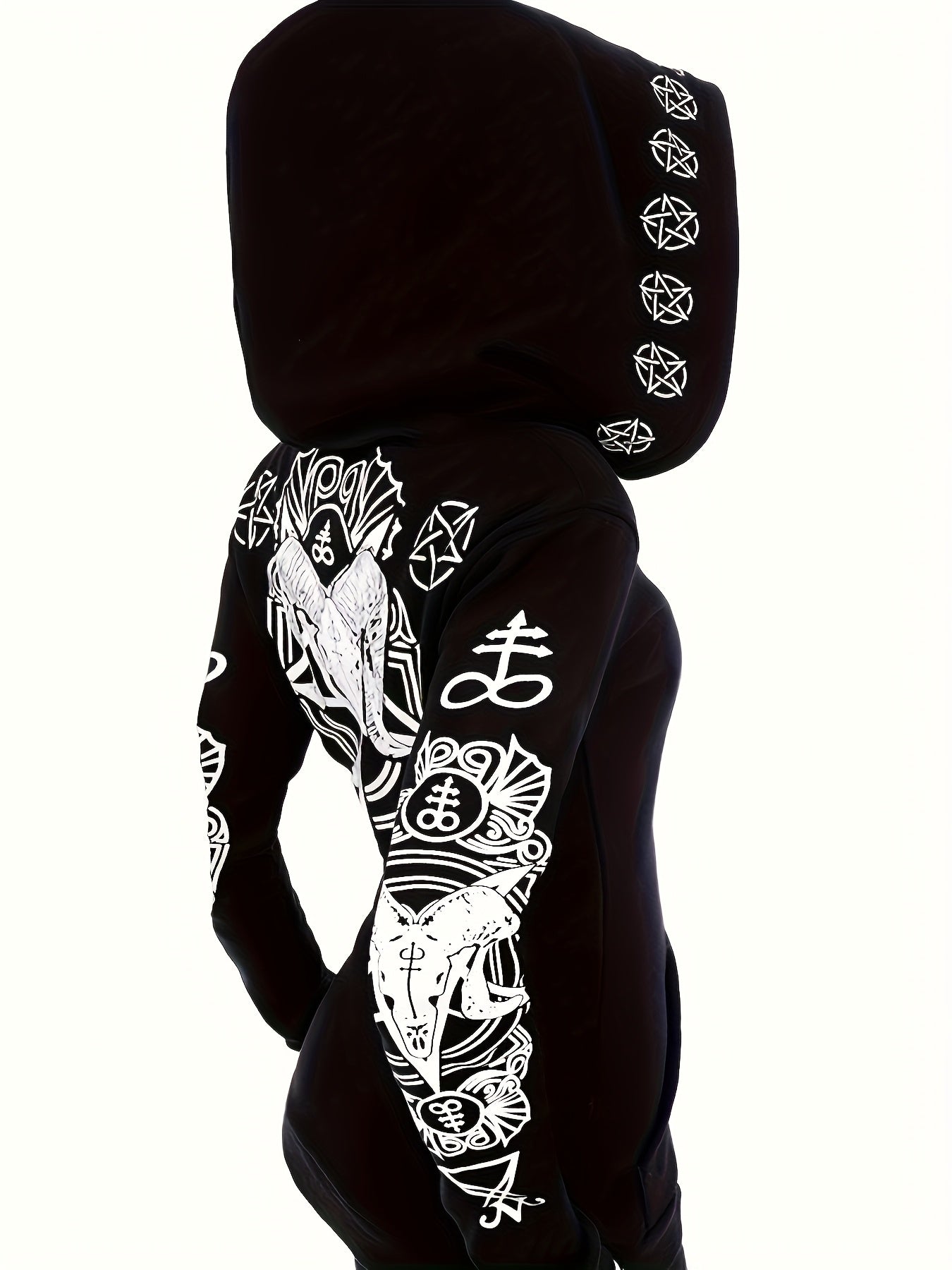 Women's Punk Style Hoodie
