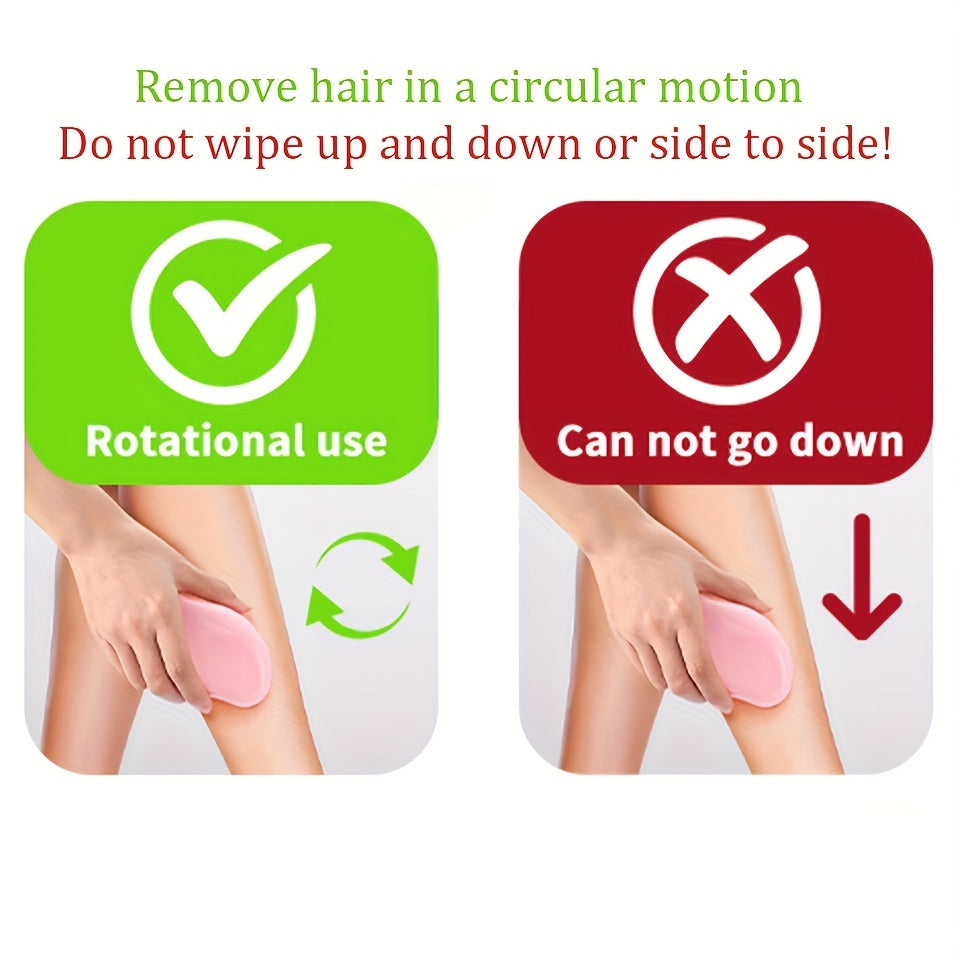 Reusable Painless Hair Eraser with Purple Handle
