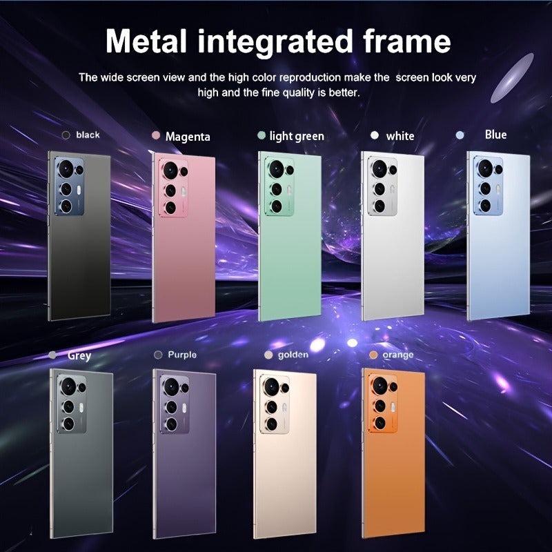 S25 Ultra 2025 Android 14 smartphone with Smart Unlocking w/protective case