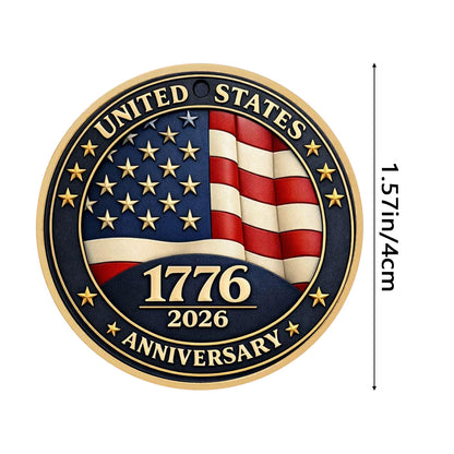 250th Anniversary 3D Embossed Commemorative Coin