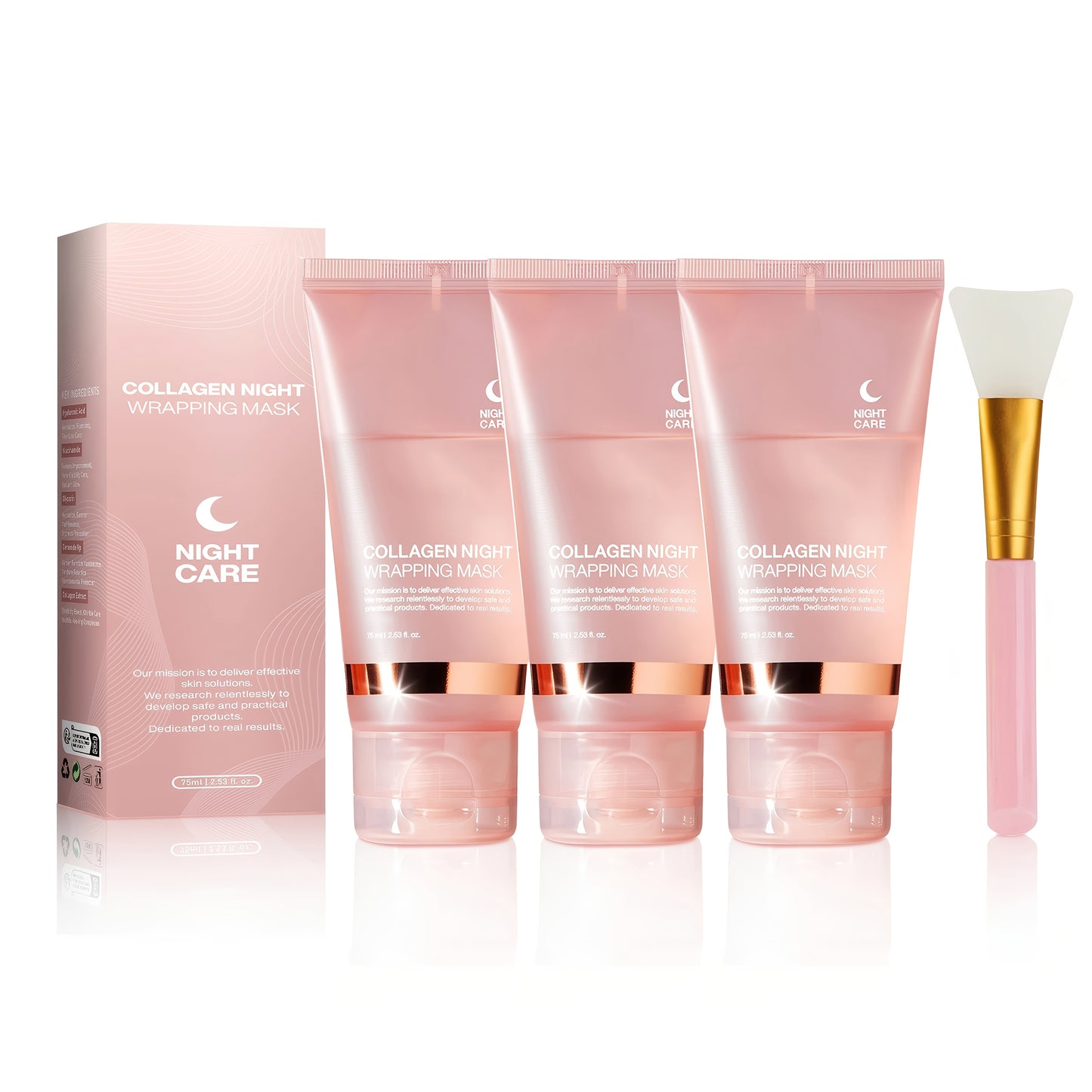 Collagen Night Wrap Mask with Jelly Brush