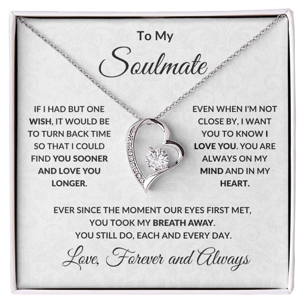 My Soulmate The Day I Met You Forever Love Necklace