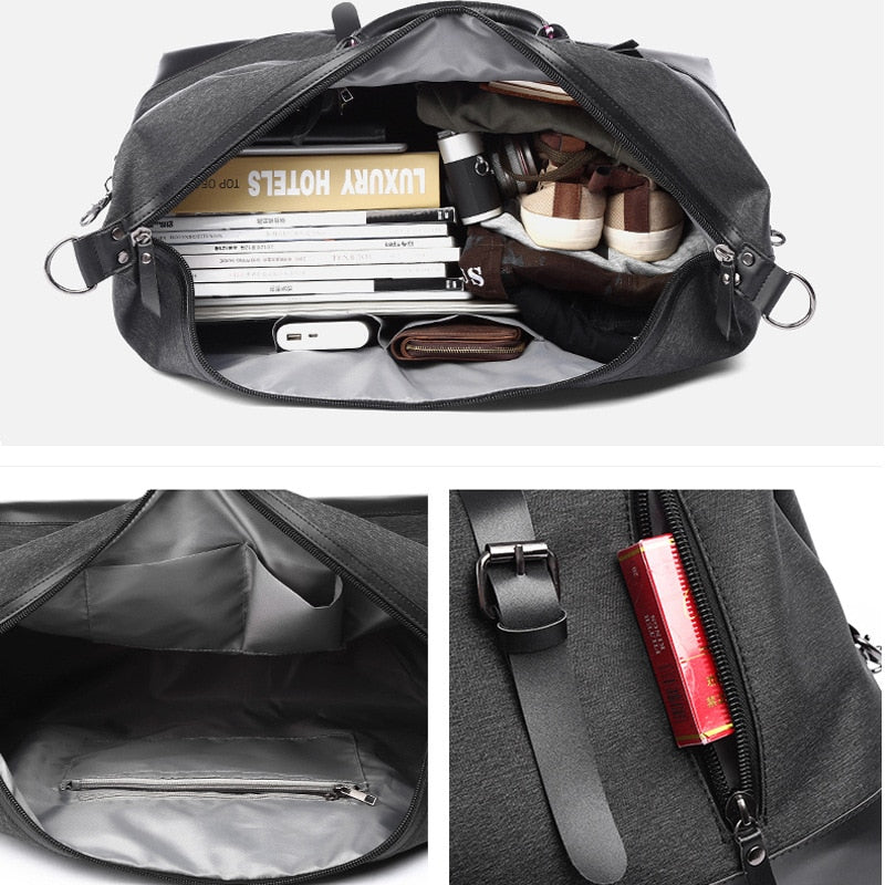 New Men's Oxford Travel High Capacity Luggage Bags