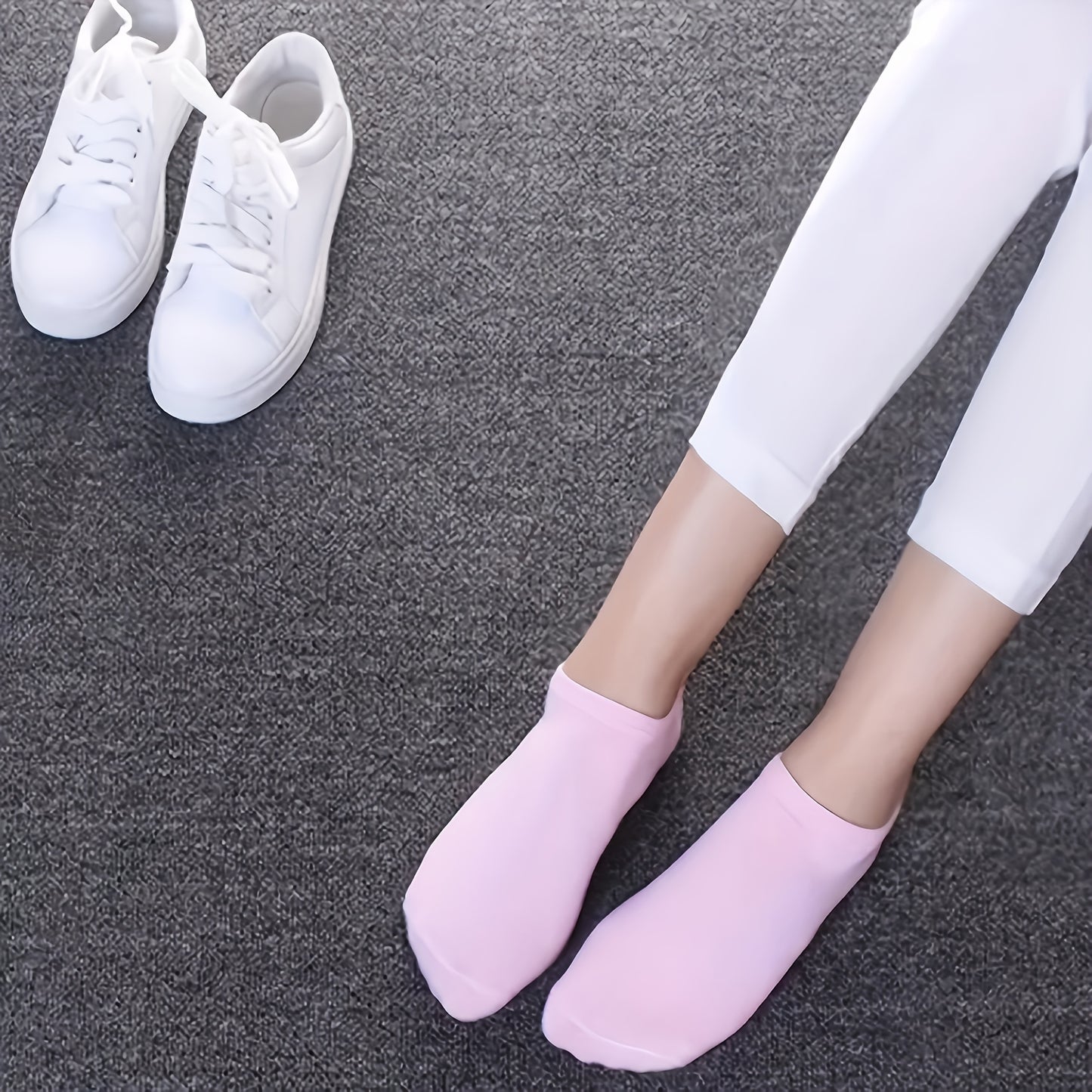 5/10/20 Breathable Women’s Colorful Heart Print Ankle Socks
