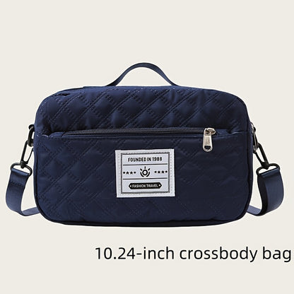 Lightweight Quilted Diamond Pattern Travel Backpack