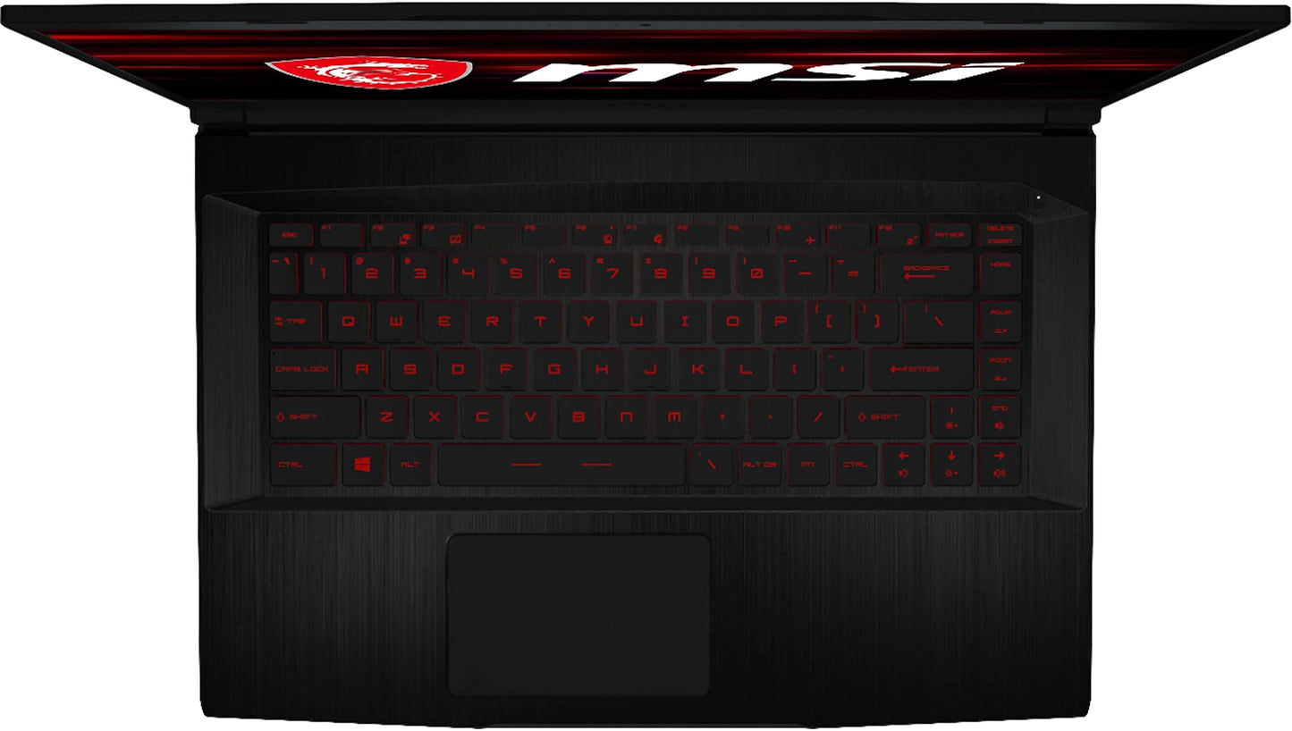 msi Thin Gaming Laptop, 15.6" FHD 144Hz, Intel i5-13420H, RTX 3050, 16GB RAM, 512GB NVMe SSD, Windows 11 Home