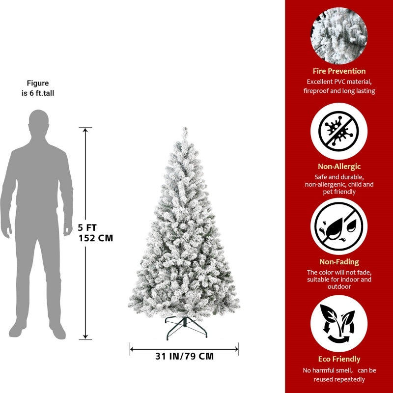 Artificial Christmas Tree With Foldable Base