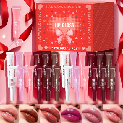 24pcs SOYRAIE HYMEYS Lip Gloss Set