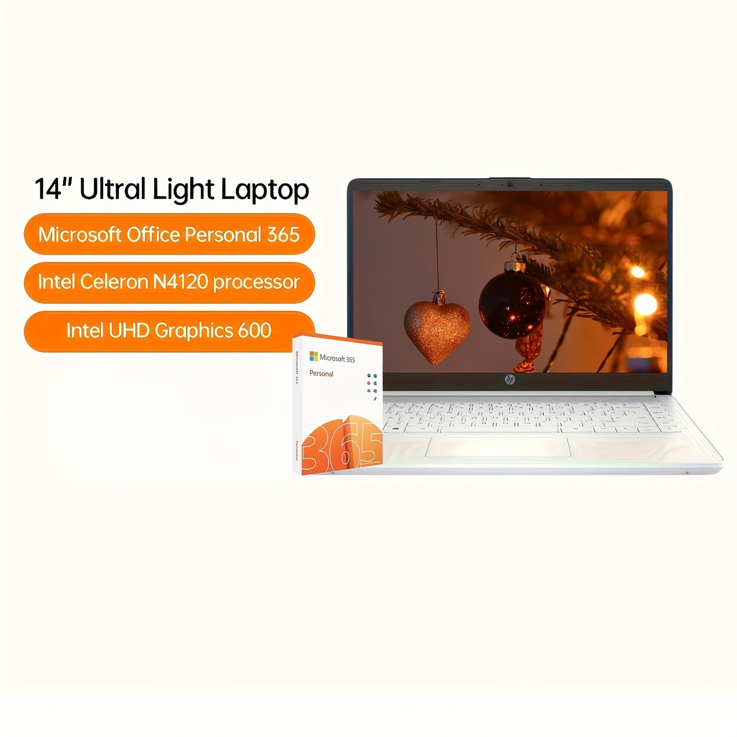HP Newest 14" Ultra Light Laptop for Students And Business