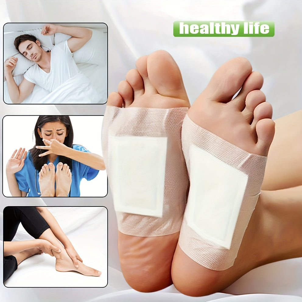 30 Natural Bamboo Foot Pads