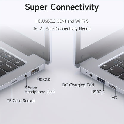 2025 HYYUO 14-inch Ultra-Thin Lightweight Gaming Laptop