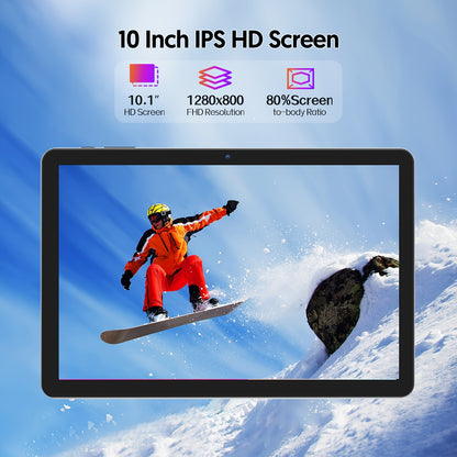2025 Android 14 10-Inch Tablet with 8GB RAM