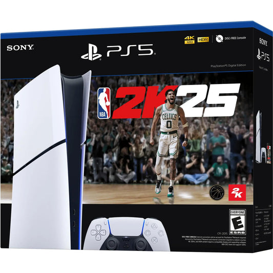 Sony - PlayStation 5 Slim Console Digital Edition – NBA 2K25 Bundle - Black