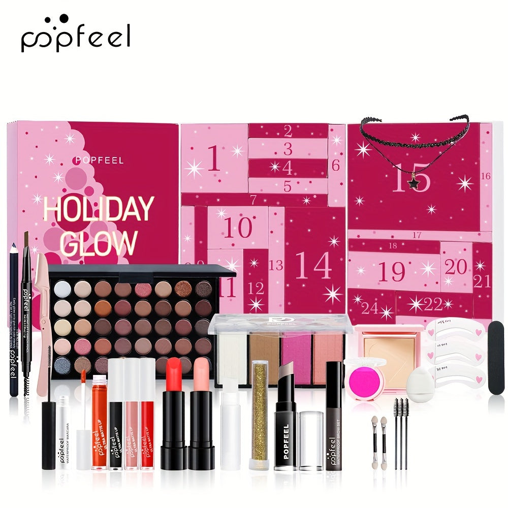 24pcs POPFEEL Countdown Makeup Advent Calendar