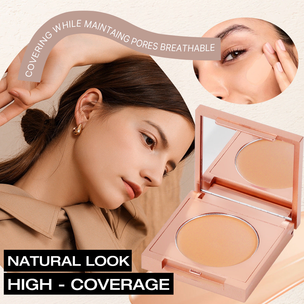 Natural Skin Cover Concealer for Blemishes,Eye Bags And Dark Circles