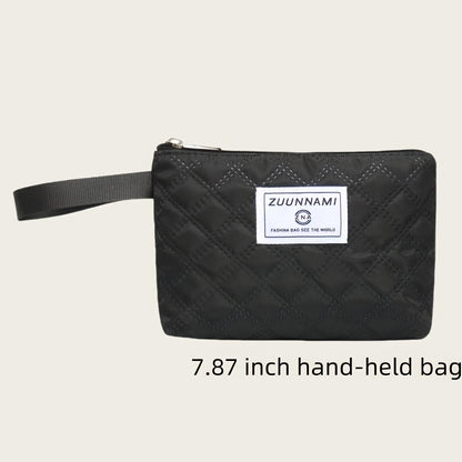 Lightweight Quilted Diamond Pattern Travel Backpack