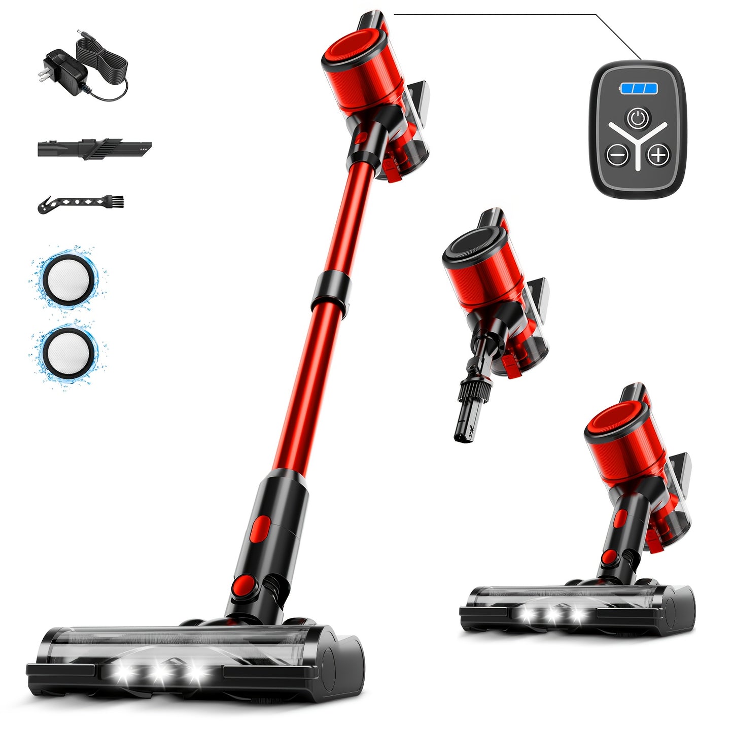 35-45kPa Powerful Cordless Vacuum Stick Vacuum Cleaner