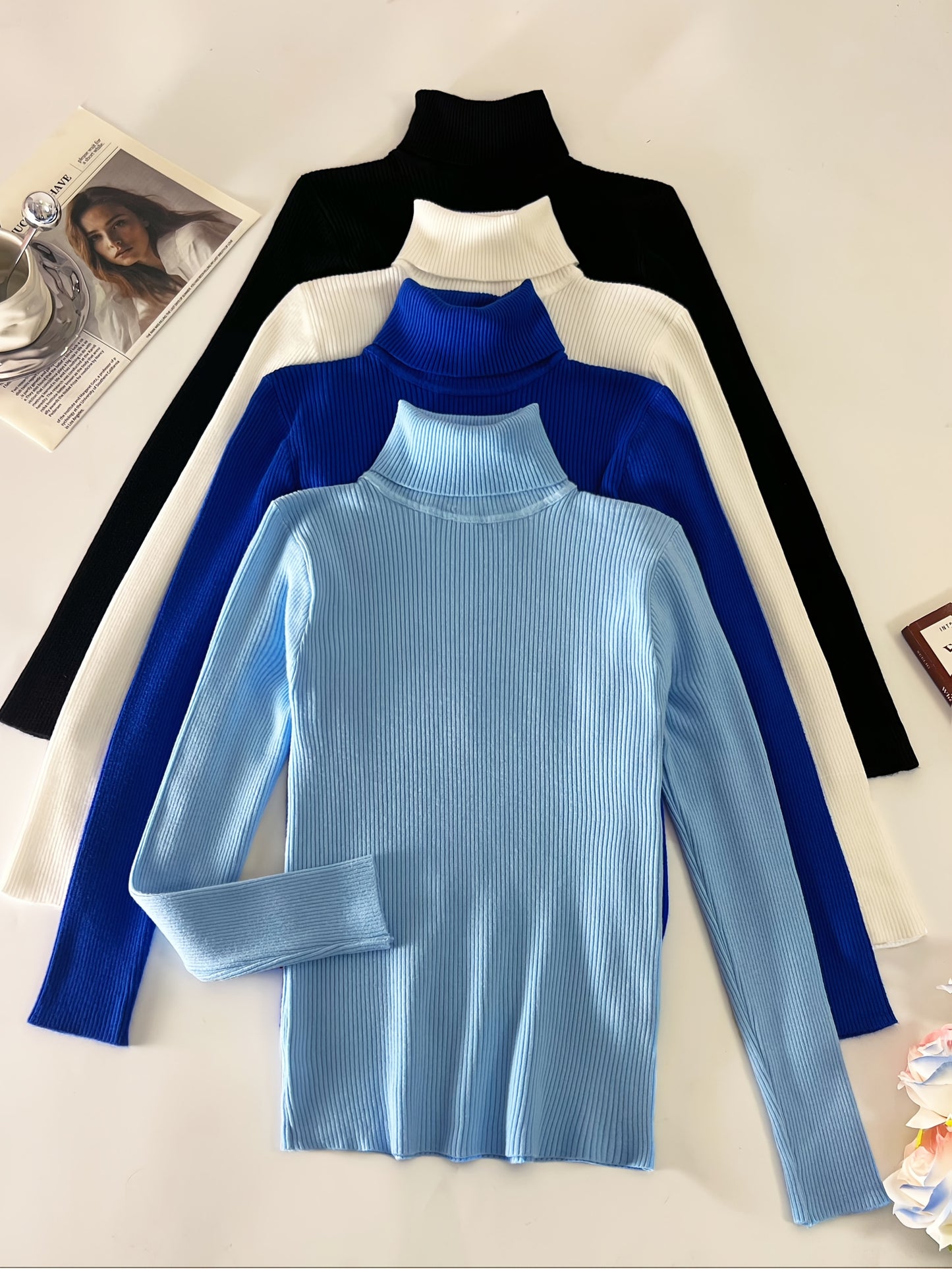 Women's Hoodie High Collar Combination