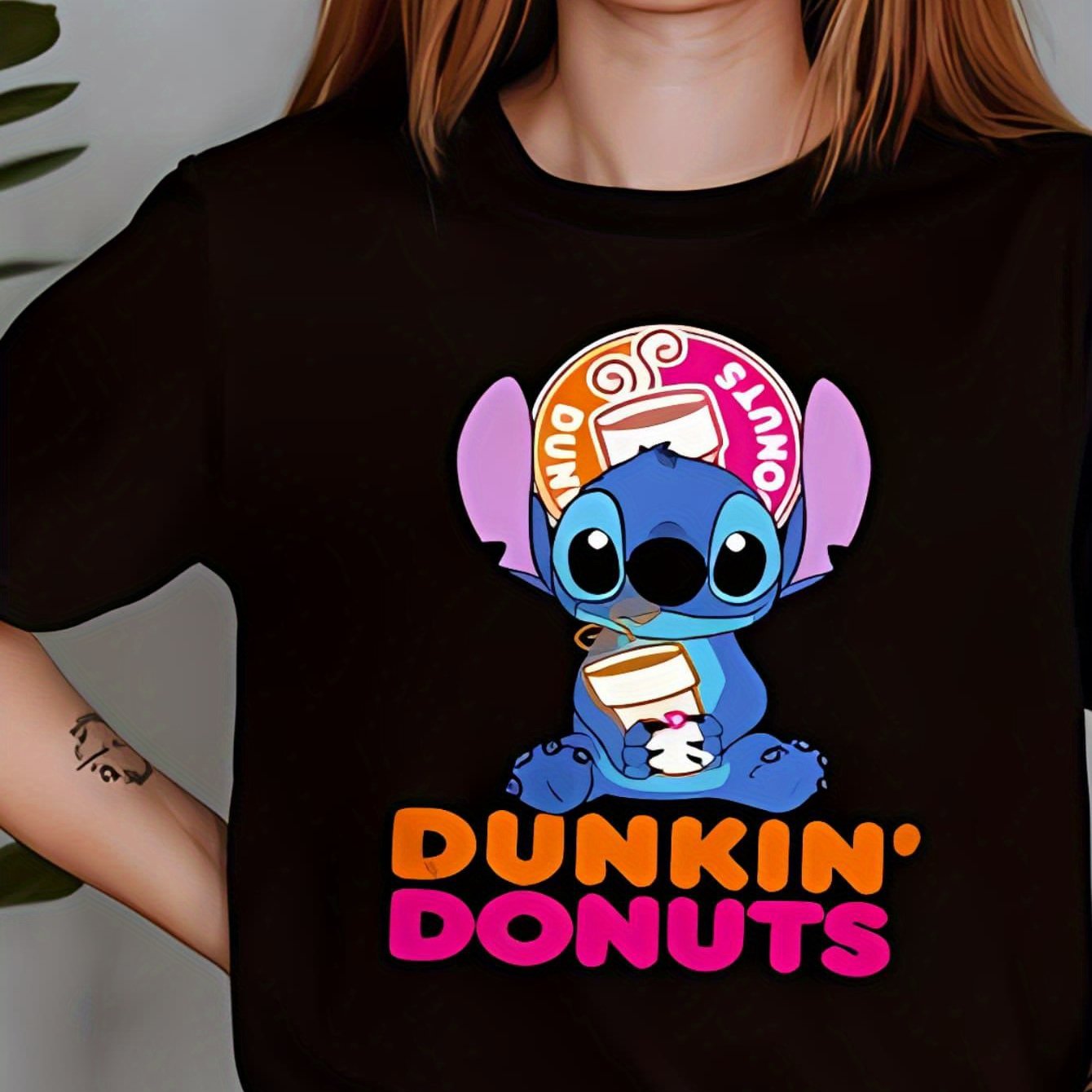 Women's DUNKIN' DONUTS Stitch & Graphic T-Shirt