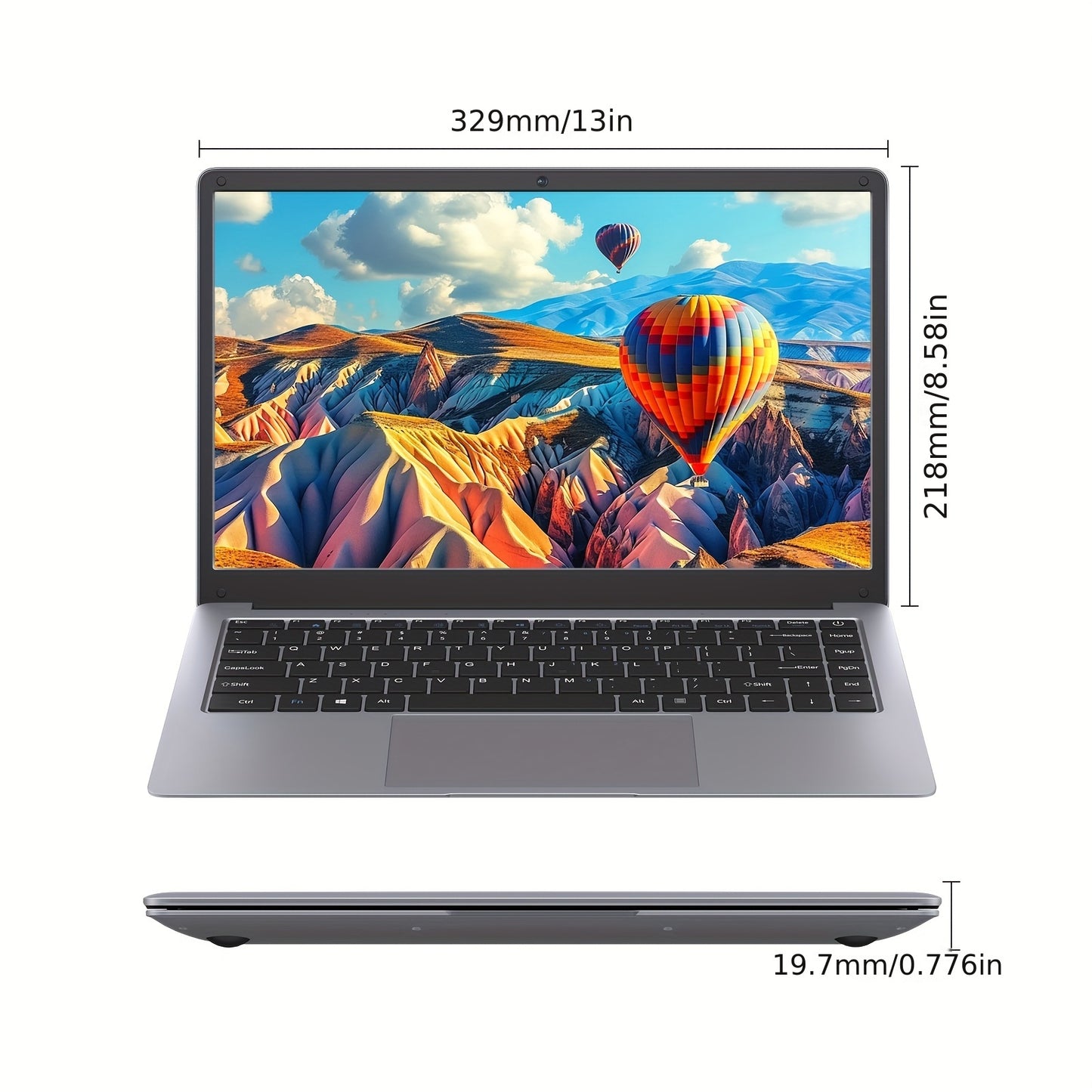 2025 HYYUO 14-inch Ultra-Thin Lightweight Gaming Laptop