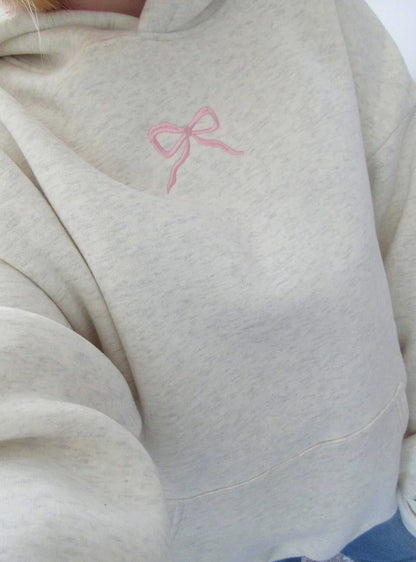 Pink Bow Hoodie