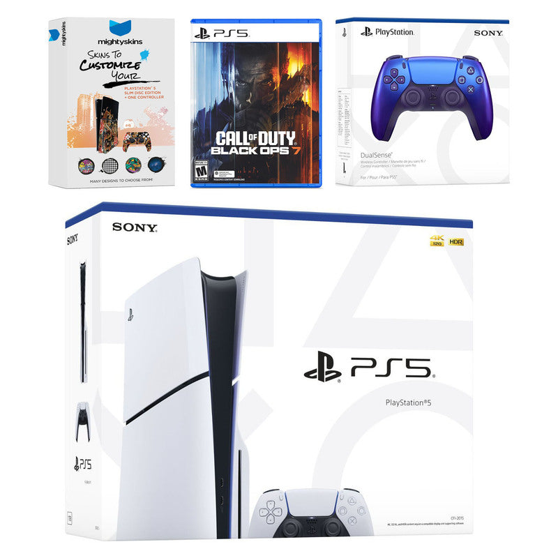 Sony PlayStation 5 Slim Disc Bundle with Call of Duty Black Ops 7 Game