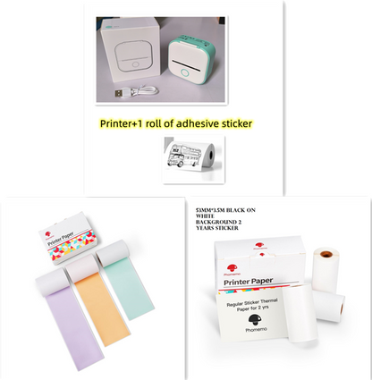 Portable Mini Thermal Photo Printer