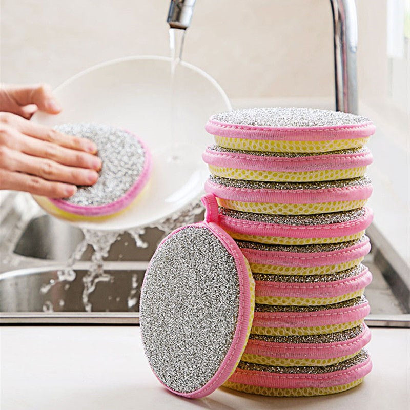 5 or 10pcs Double Side Household Cleaning Sponge