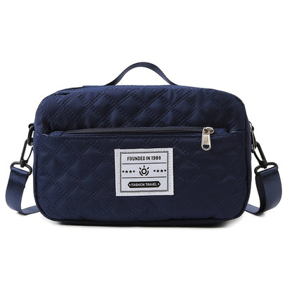 Lightweight Quilted Diamond Pattern Travel Backpack