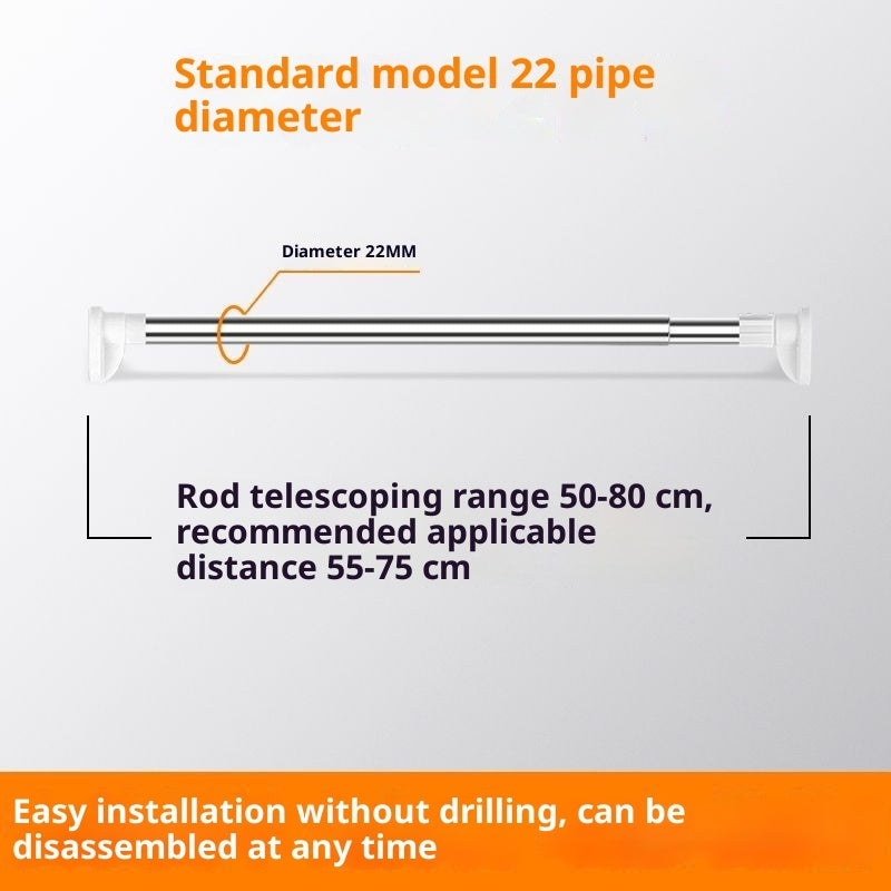 Drill-Free Adjustable Rod