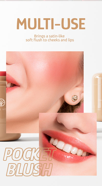 2pcs Vision 3-in-1 Cream Blush & Brush Set