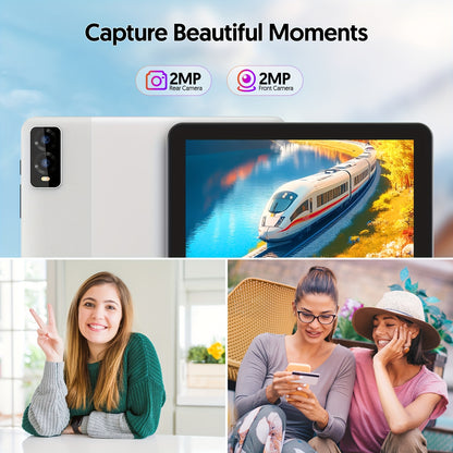 2025 Android 14 10-Inch Tablet with 8GB RAM