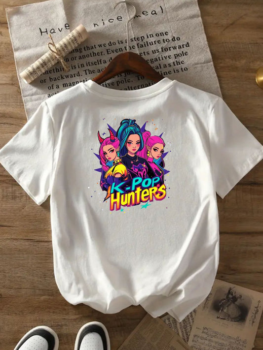 Women's K-POP Graphic T-Shirt