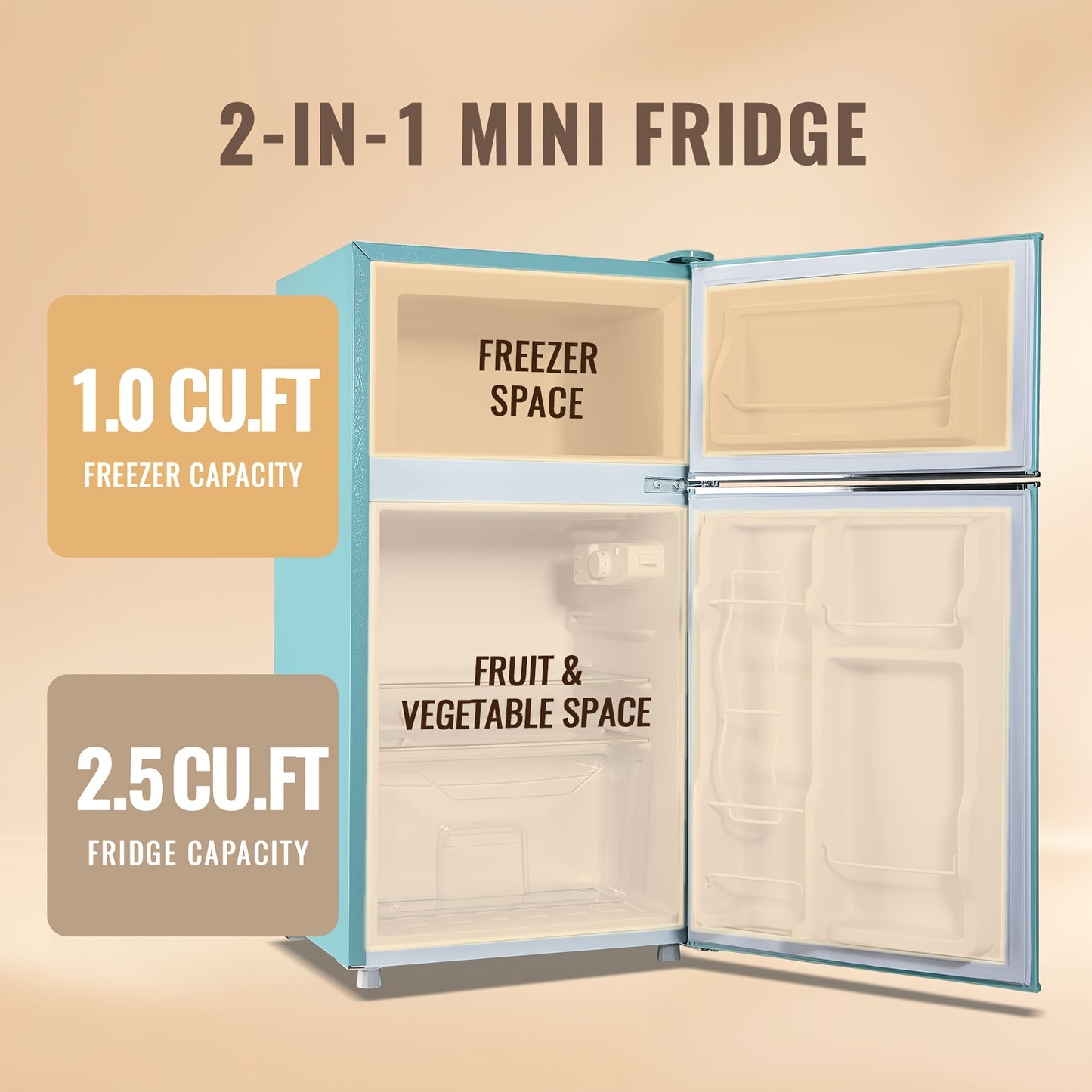 Small Refrigerator with Freezer