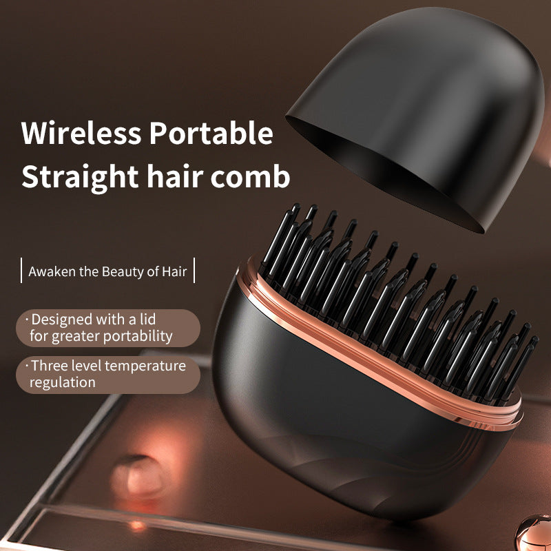 Wireless Portable Mini Hair Straightening Comb
