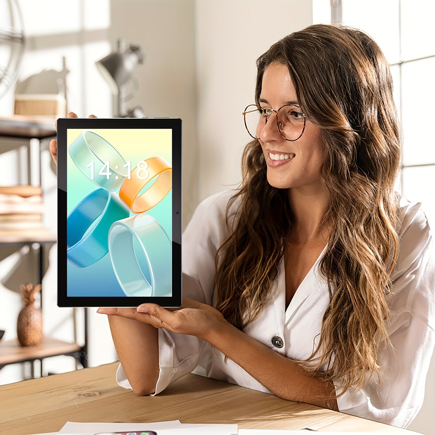 2024 New Android 13 Tablet | 10-inch 6GB+6GB RAM + 128GB ROM + 1TB Expansion